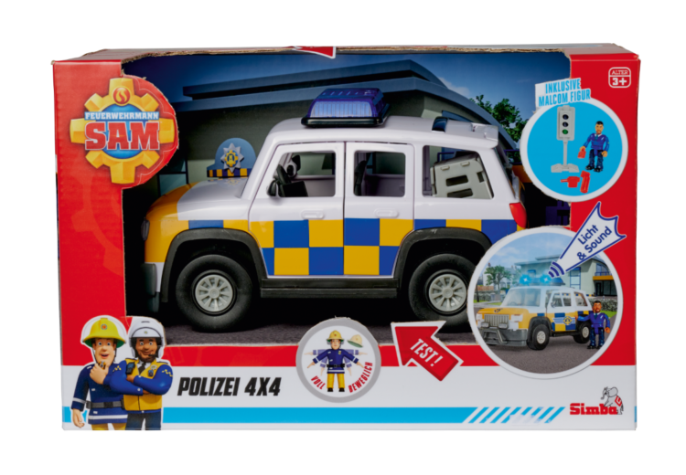 Strażak Sam Jeep z najnowszej 12 serii bajki