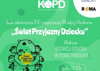 Wpływ pandemii na rozwój dziecka – debata ekspertów Komitetu Ochrony Praw Dziecka – 1 czerwca, godzina 13.00