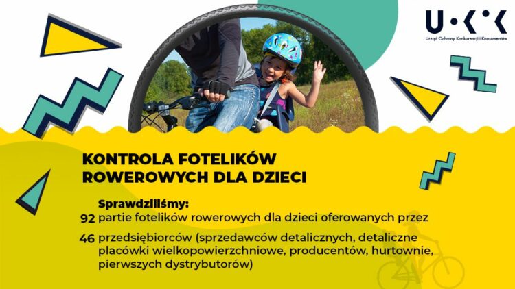 Kontrola fotelików rowerowych dla dzieci