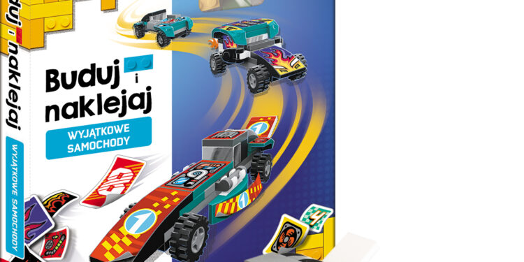 LEGO®. Buduj i naklejaj: wyjątkowe samochody (BSP-6601)