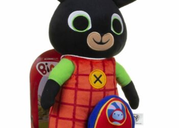 Bing i nauka ubierania pluszowa maskotka z plecakiem