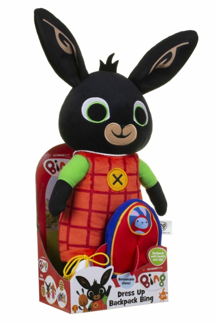 Bing i nauka ubierania pluszowa maskotka z plecakiem