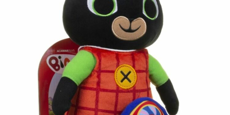 Bing i nauka ubierania pluszowa maskotka z plecakiem