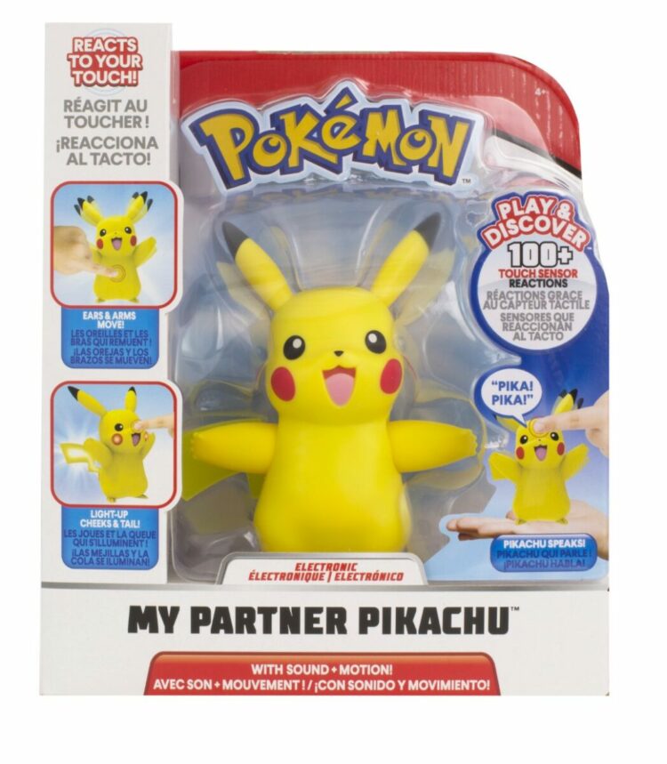 Pokemon Mój partner Pikachu figurka interaktywna