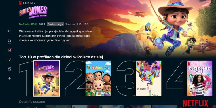 Jeszcze więcej rozrywki w Netflix dzięki dwóm nowym udogodnieniom dla rodziców
