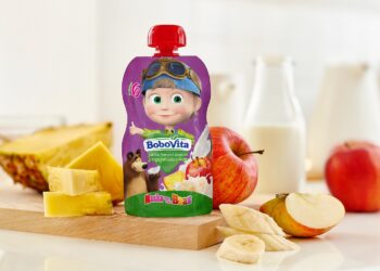 Nowe musy owocowe BoboVita Masza i Niedźwiedź – teraz jeszcze więcej pysznych smaków do wyboru!