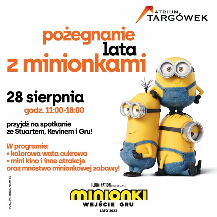 Pożegnanie lata z Minionkami w galerii Atrium Targówek
