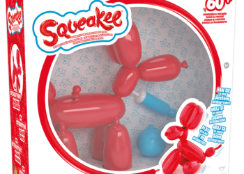 SQUEAKEE Interaktywny Balonikowy Piesek