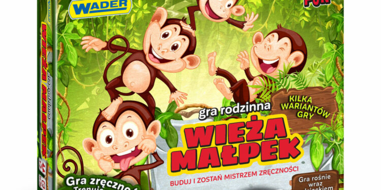 Play&Fun Wieża małpek gra rodzinna