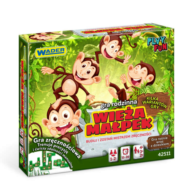 Play&Fun Wieża małpek gra rodzinna