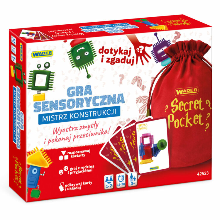 Play&Fun Secret Pocket Mistrz Konstrukcji gra sensoryczna