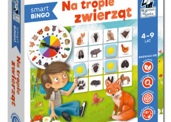 Na tropie zwierząt. Smart Bingo. Gra edukacyjna. Kapitan Nauka