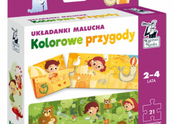 Kolorowe przygody. Układanki malucha. Kapitan Nauka