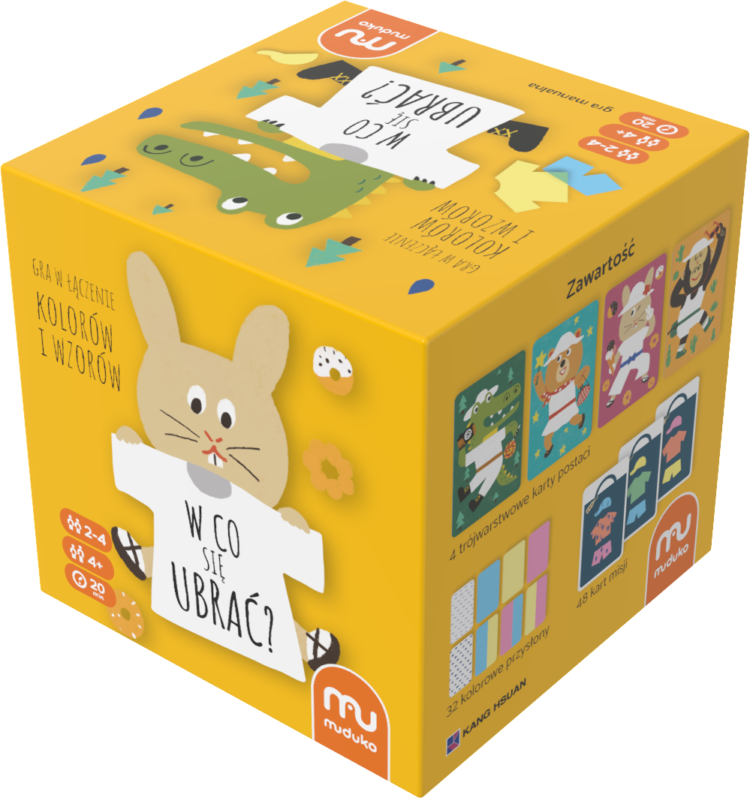 W CO SIĘ UBRAĆ? Gra w łączenie kolorów i wzorów