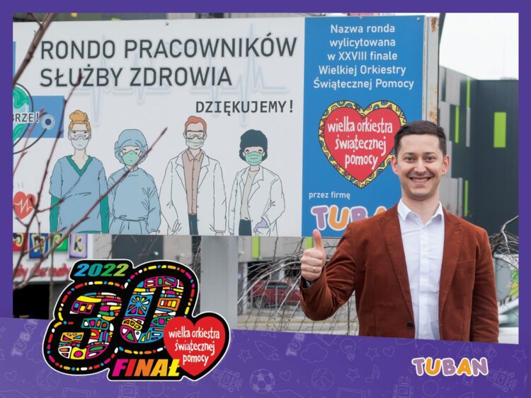 TUBAN już ósmy raz licytował rondo w trakcie WOŚP!
