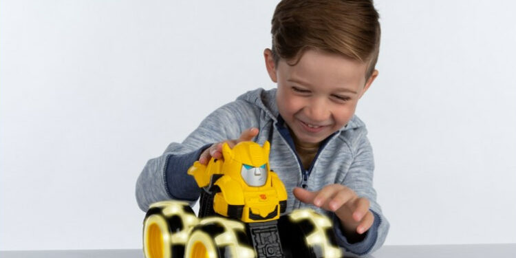 MONSTER TREADS TRANSFORMERS – BUMBLEBEE ŚWIECĄCE OPONY