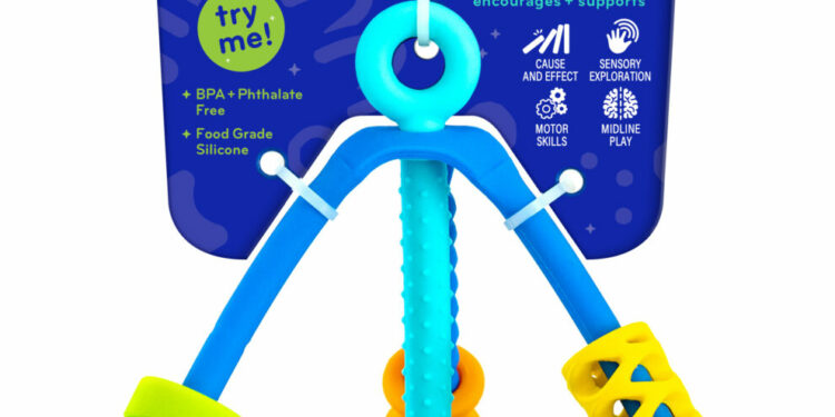 Wigloo Piramidka. Zabawka sensoryczna