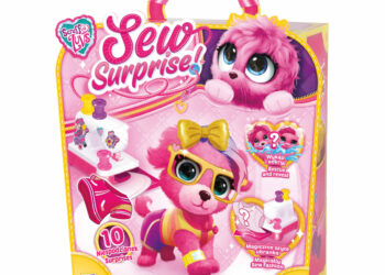 SCRUF-A-LUVS SEW SURPRISE MASKOTKA NIESPODZIANKA Z MASZYNĄ DO SZYCIA RÓŻOWY