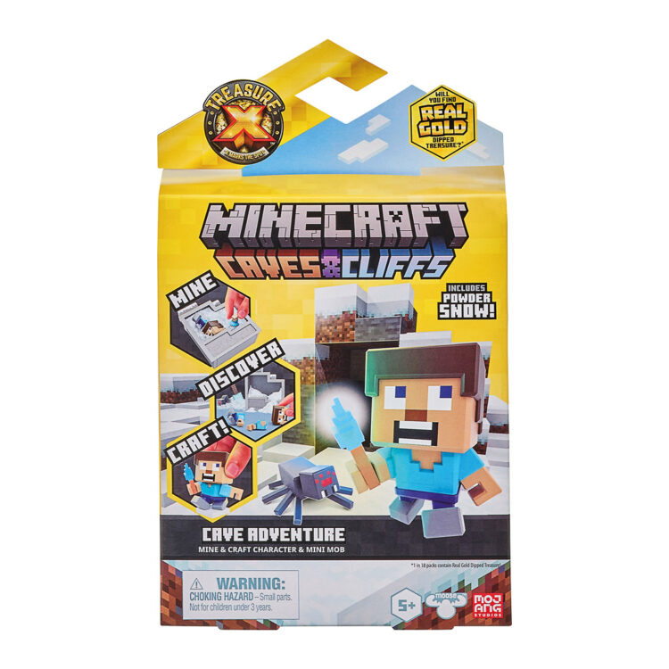 TREASURE X MINECRAFT CAVES & CLIFFS CAVE ADVENTURE