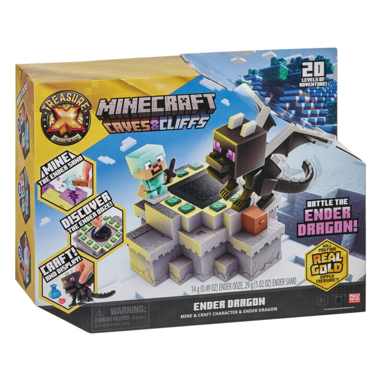 TREASURE X MINECRAFT CAVES & CLIFFS ENDER DRAGON