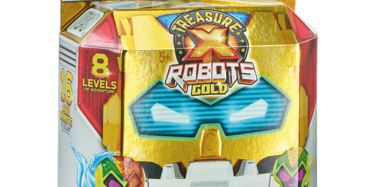 TREASURE X ROBOTS GOLD MINI ROBOT