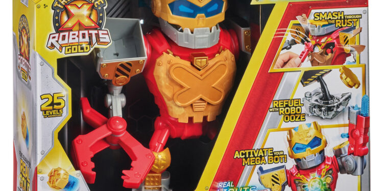 TREASURE X ROBOTS GOLD MEGA ROBOT