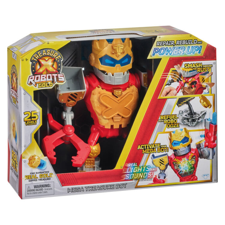 TREASURE X ROBOTS GOLD MEGA ROBOT