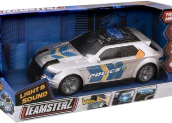 TeamsterZ Samochód policyjny Światło i Dźwięk