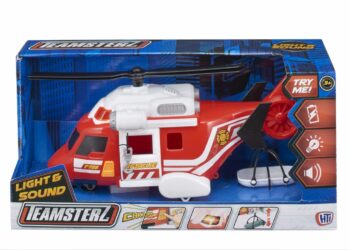 TeamsterZ Helikopter Straży Pożarnej Światło i Dźwięk