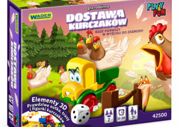 Gry 3D z kostką: Dostawa Kurczaków gra rodzinna