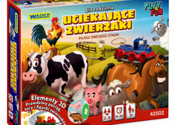 Gry 3D z kostką: Uciekające Zwierzaki gra rodzinna