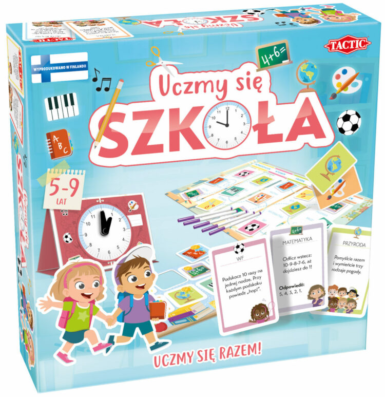 Gra planszowa Uczmy się: Szkoła