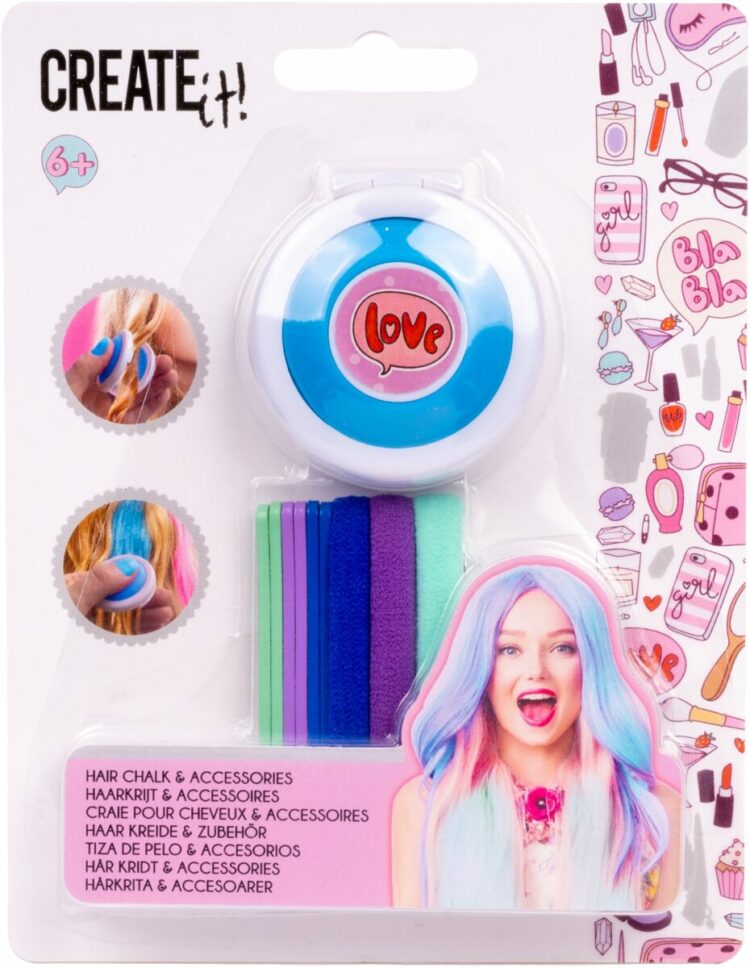 CREATE IT! Kreda do włosów + akcesoria