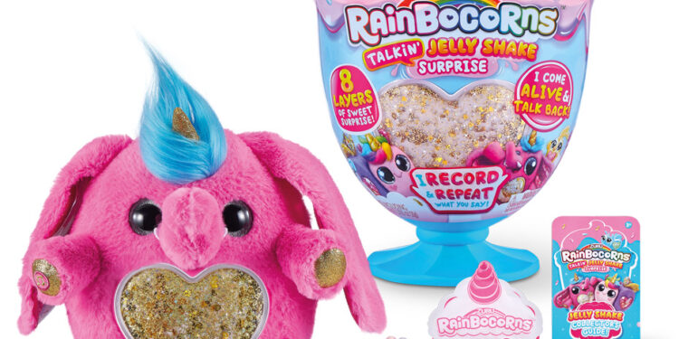 RAINBOCORNS JELLY SHAKE SURPRISE Pucharek lodowy z mówiącą maskotką
