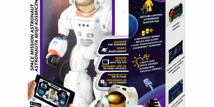 XTREM BOTS – robot interaktywny – Charlie astronauta