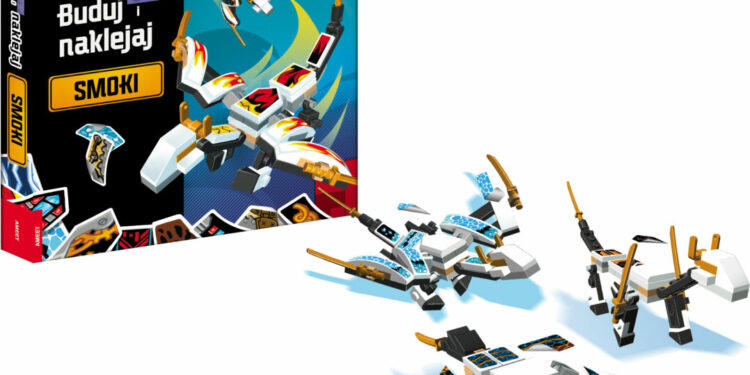 LEGO® NINJAGO®. Buduj i naklejaj: smoki