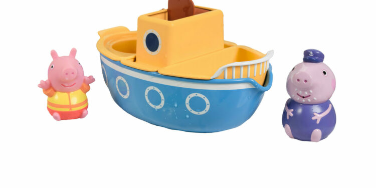 Świnka Peppa Zabawa na łodzi
