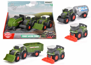 Dickie zestaw pojazdów rolniczych Fentd 3 rodzaje