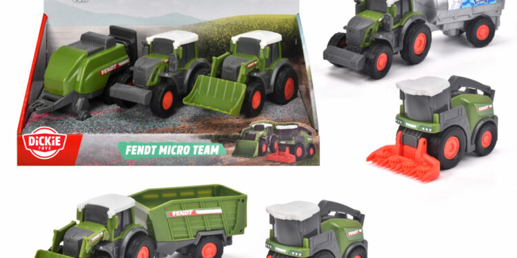 Dickie zestaw pojazdów rolniczych Fentd 3 rodzaje