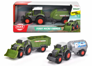 Dickie Toys mini pojazdy rolnicze na licencji FENDT
