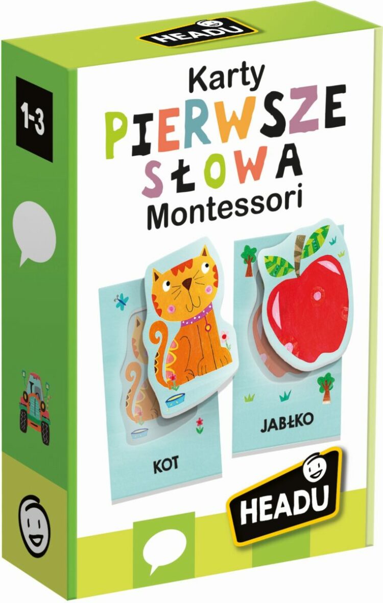 HEADU Pierwsze słowa . Karty Montessori