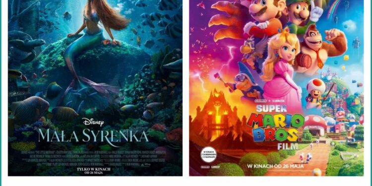 Dzień premier. Na ekranach kin pojawiają się „Mała Syrenka” i „Super Mario Bros.”