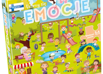 Uczmy się: Układanka edukacyjna z grą: Emocje