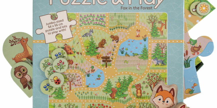 Moje pierwsze puzzle i zabawa (seria): Lis w lesie/ Kot na farmie/ Miejska przygoda