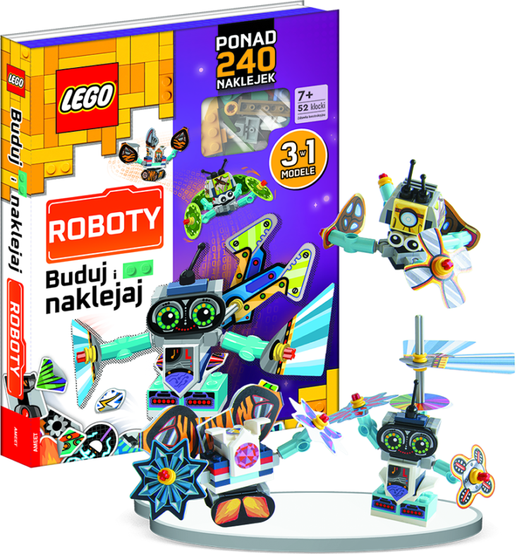 LEGO® Books. Buduj i naklejaj: Roboty