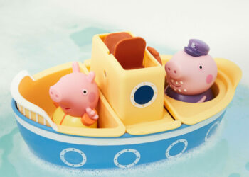 Świnka Peppa Zabawa na łodzi (E73414)