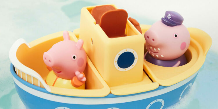 Świnka Peppa Zabawa na łodzi (E73414)