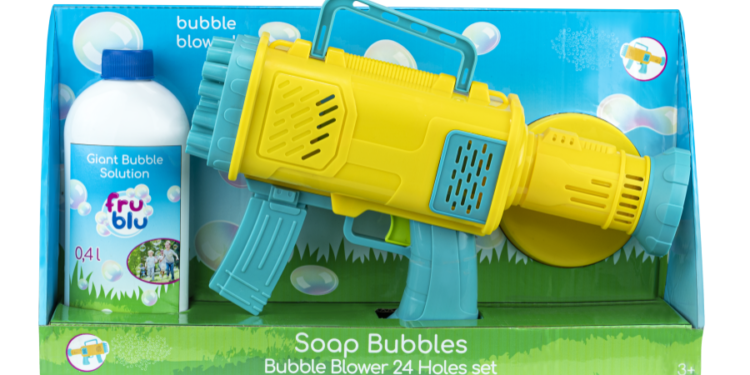 BAŃKI MYDLANE – MEGA BASTER DO BANIEK 24 OTWORY + PŁYN 0,4L – DKF0162