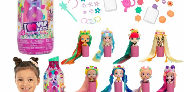 VIP Pets Spring Vibes – figurka pieska do stylizacji