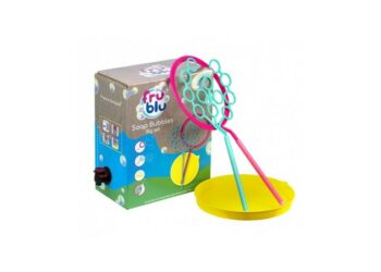 BAŃKI MYDLANE FRU BLU – ECO 3L + AKCESORIA (OBRĘCZ, DRZEWKO, TALERZYK, PŁYN 3L) – DKF0169